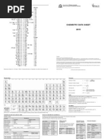 Chemistry Data Sheet Stage 2 and Stage 3 2015