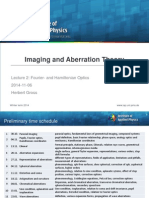 IAT14 - Imaging and Aberration Theory Lecture 2 Fourier and Hamiltonian