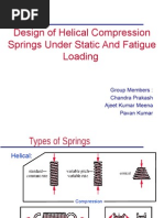 Helical Spring Design - Static Load