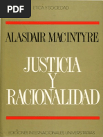 MacIntyre, Justicia y Racionalidad (1994)