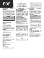 Instruction Manual FOR Energy Storage Device Model: ESD 202 Part Number: 9 2905 00 100