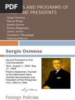 Foreign Policy of Philippine Presidents