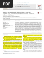 Electrical and Spectroscopic Characterization of PVDF-HFP