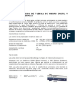 Fabricacion de Tuberia de Hierro Ductil y Piezas Especiales