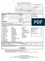 BD Test Textile Request Form