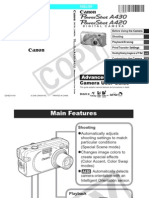 Canon PowerShot A430 Digital Camera User Manual