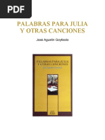 Palabras para Julia y Otras Canciones - José Agustín Goytisolo