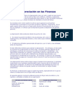 La Depreciación en Las Finanzas