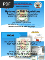 Updates On PNP Regulations