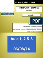 UNIDADE I - A Didática e As Teorias Da Educação-Prof Yêda Malta-1