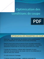 Optimisation Des Conditions de Coupe