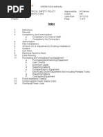 BCS OM PO 3.009 (Electrical Safety