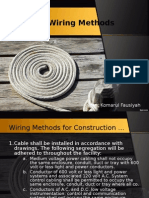 Safety For Wiring Methods: By: Komarul Fausiyah