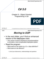 Chapter 8 - Object Oriented Programming in C#