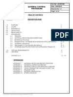 Material Control Procedure SAMPLE