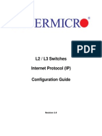 L2 / L3 Switches Internet Protocol (IP) Configuration Guide: Revision 1.0