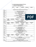 Contoh Jadual Aktiviti Hariansekolah 4 Tahun