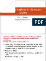 XRD Applications in Relevant Papers