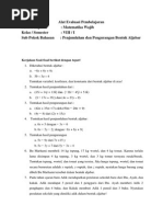 Alat Evaluasi Pembelajaran