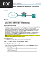 Tabla de Enrutamiento de Un Host