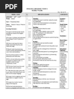 Yearly Scheme of Work Year 6 2015