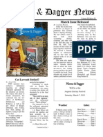 Pilcrow and Dagger Sunday News 3-1-2015