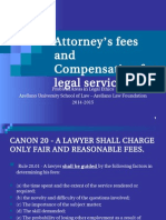 Attorneys Fees and Compensation For Legal Services