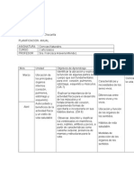 Formato Plan Anual Ciencias. 2 Basico