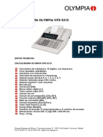 Calculadora Olympia PLMCP - CPD5212