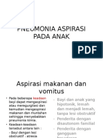 Pneumonia Aspirasi Pada Anak