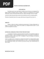 Memoria Técnica de Un Proyecto de Distribución