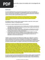 1.1 Definición, Desarrollo y Tipos de Modelos de La Investigación de Operaciones ABIERTO