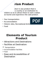 Tourism Management/Product