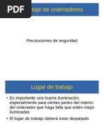 Precauciones Seguridad Montaje Ordenadores