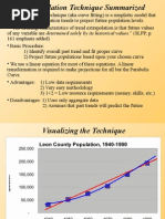 Extrapolation Technique Summarized