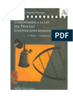 Comentarios A La Ley Del Proceso Contecioso Administrativo - Giovanni F. Priori Posada