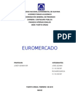 Trab. de Finanzas Int. Euromercado