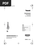 Manual Telefone Sem Fio Panasonic KX Tg1371lbh