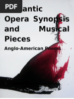 Romantic Opera Synopsis and Musical Pieces: Anglo-American Poems