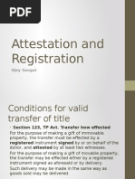 Attestation and Registration