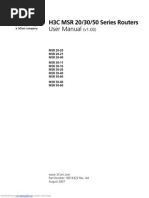 User Manual MSR - 2020