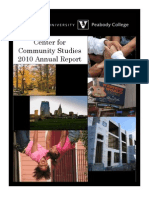 2010AnnualReport CenterForCommunityStudies Final