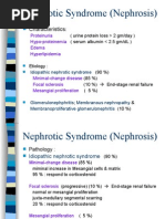 Nephrotic Syndrome (Nephrosis)