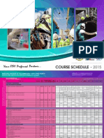 Jadual Kursus NIOSH 2015