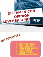 Dictamen Con Opinion NEGATIVA