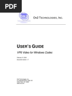 VP6 VFW User Guide