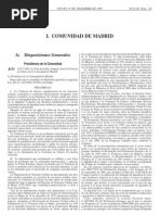 Ley 5.2005 Integral Contra La Violencia de Género de La Comunidad de Madrid