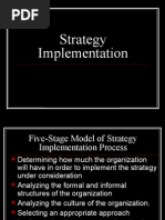 Strategy Implementation