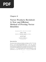 Vector Products Revisited: A New and Efficient Method of Proving Vector Identities (By Jeffrey F. Gold and Don H. Tucker)