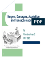 Merger Demerger Acquisiiton and Transaction Advisory